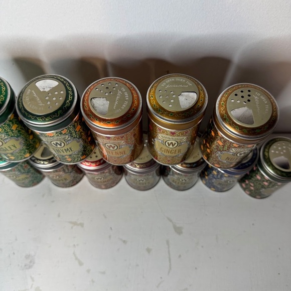 Vintage Watkins 1987 Limited Edition Spice Tins Set of 12 - Picture 6 of 8